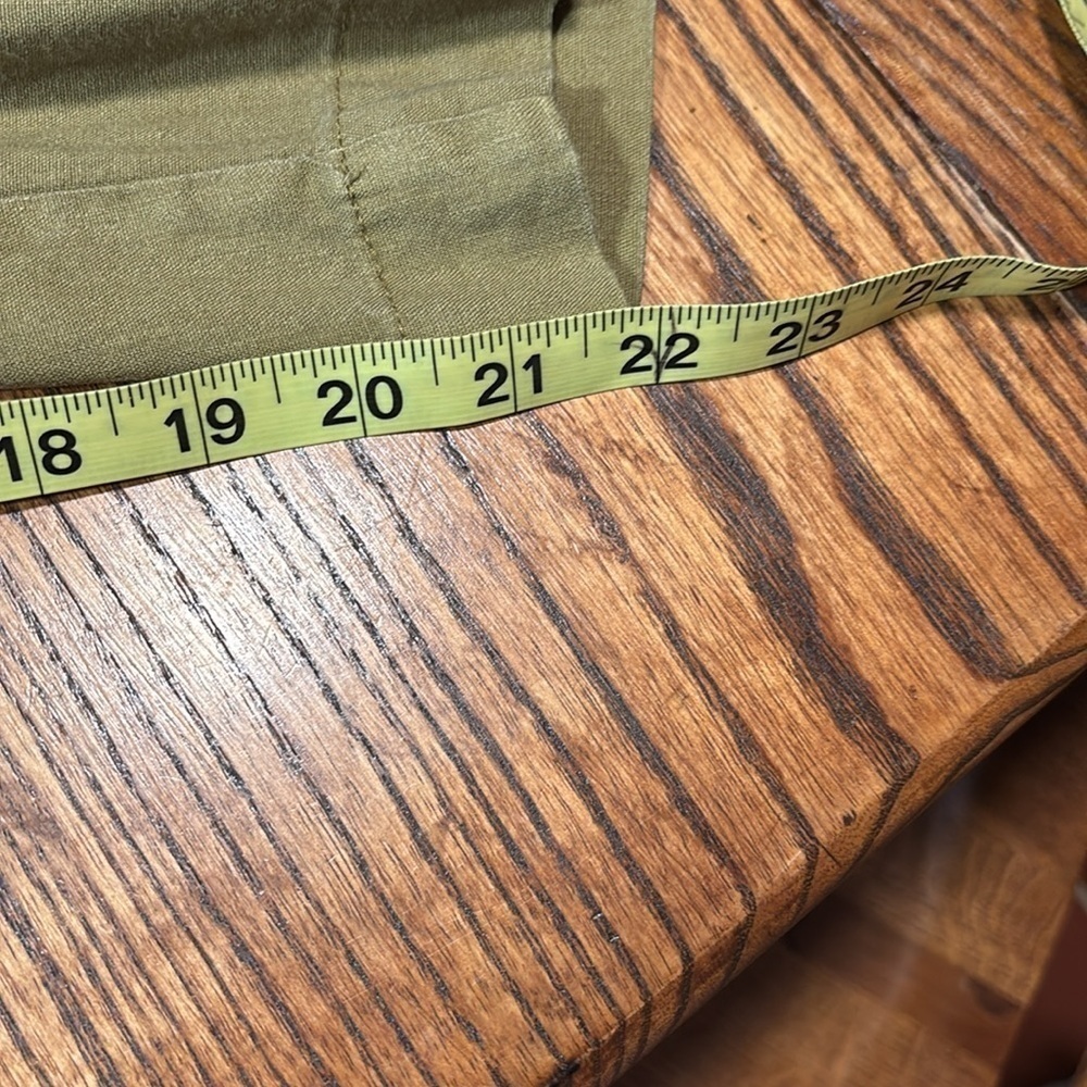 J. Jill Sage Green Cropped Elastic Waist Pants Linen Blend Size XS - Picture 4 of 12